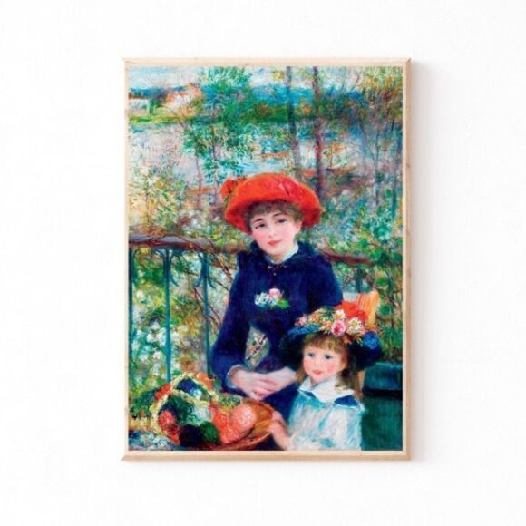Renoir Two Sisters (on The Terrace) 1881 Print - Picture 5 of 5